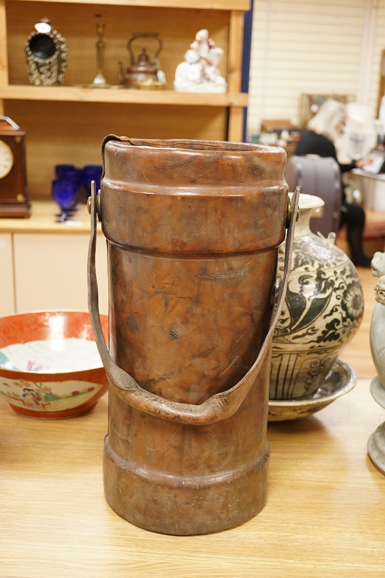 Five Venetian trays, three carved and painted wood examples, largest 57cm wide